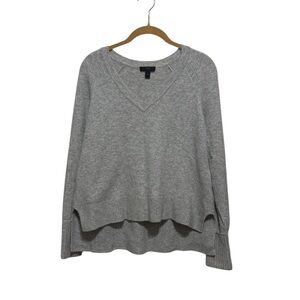 J. Crew Light Gray merino wool Sweater